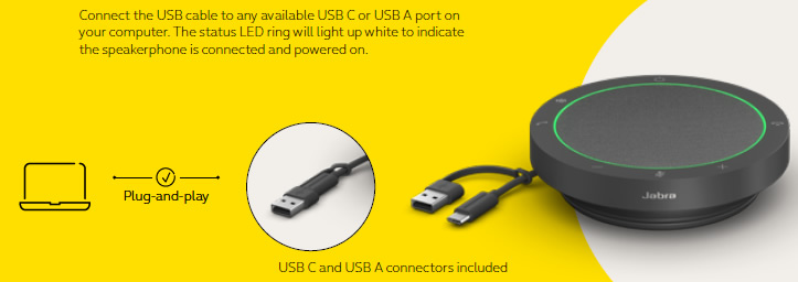 Jabra speak2 40 connessione usb Jabra speak2 40 connessione usb